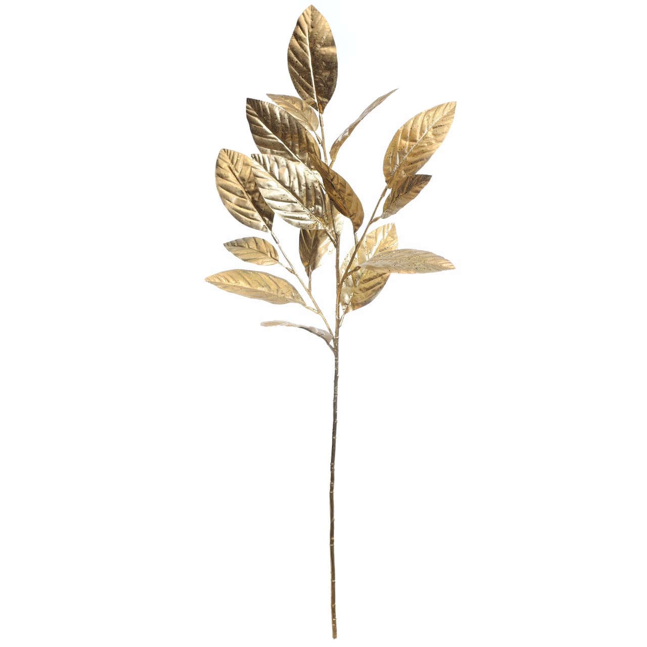 Tige de 82,5 cm en feuilles de magnolia métallisées dorées par Ashland